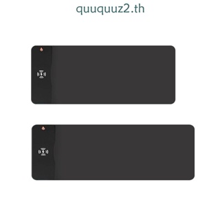 Quu 15W ที่ชาร์จไร้สาย RGB แผ่นรองเมาส์เรืองแสง ชาร์จโทรศัพท์ แผ่นรองเมาส์เกมมิ่ง