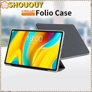 Shououy T50Pro เคสแท็บเล็ต หนัง PU 11 นิ้ว สีเทา สําหรับ TECLAST T50Pro