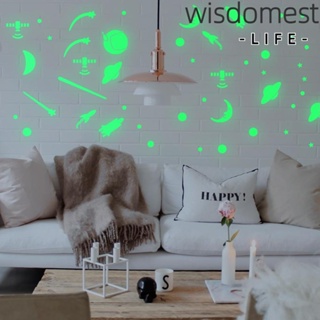 Wisdomest โปสเตอร์เรืองแสงในที่มืด DIY สําหรับตกแต่งบ้าน