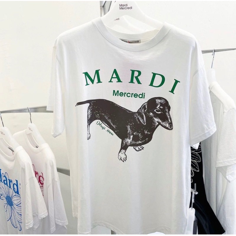 📦 พร้อมส่ง  เสื้อยืด Mardi Mercredi ลาย ddanji t-shirt ของแท้ 100%จากช้อป