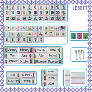 [Lebet] ปฏิทิน แผนภูมิพ็อกเก็ต สีดํา สําหรับเด็กก่อนวัยเรียน