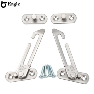 ⭐24H SHIPING⭐Buckle Right&amp;Left Stay Buckle Silver Stainless Steel Casement Fittings