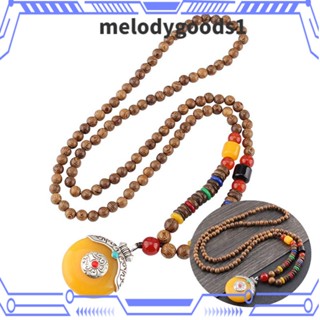 Melodygoods1 สร้อยคอ เนปาล โบโฮ ของขวัญนําโชค เครื่องประดับชนเผ่า พระพุทธรูป