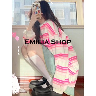 EMILIA SHOP  เสื้อยืด ครอป เสื้อยืดผู้หญิง  Trendy Korean Style สบาย fashion A98J0LJ 36Z230909