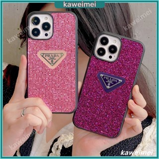เคสโทรศัพท์มือถือ ลายโลโก้ Prada 2 in 1 พร้อมฟิล์มเลนส์ สําหรับ iPhone 14 Pro Max 13 Pro Max 12 Pro Max 11