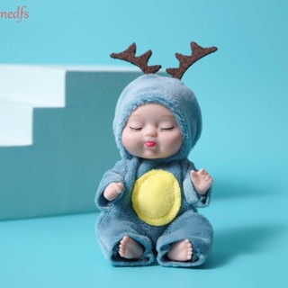 Nedfs ตุ๊กตาเด็กนอนหลับ ของขวัญวันเกิด Kawaii สวยหรู การ์ตูนสัตว์ ของเล่น DIY ตุ๊กตา มินิ ตุ๊กตา ปลอบประโลม ตุ๊กตาแฟชั่นเด็ก ตุ๊กตาเด็กใหม่