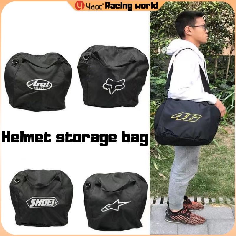 Yyaoc®Helmet storage bag storage bag backless waterproof all-cover safety helmet car-blocking backpa