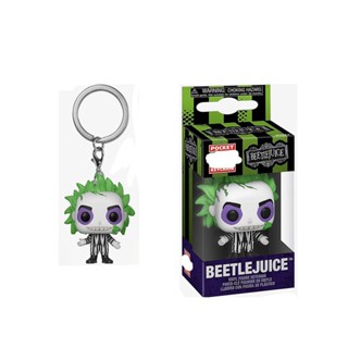 พวงกุญแจ จี้ตุ๊กตาฟิกเกอร์ Funko POP Beetlejuice