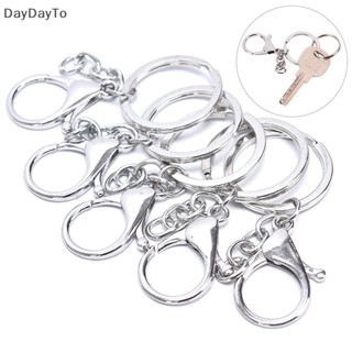 Daydayto พวงกุญแจตะขอก้ามปู ขนาดใหญ่ DIY 10 ชิ้น
