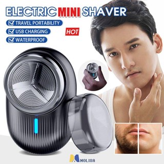 Mini Electrian Shaver กันน้ำเปียกและแห้ง Dual-dual-uses Usb Razor Bag Can Recharge Men&amp;#39;s Shaver MOLISA