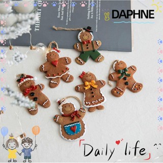 Daphne จี้เรซิ่น รูปมนุษย์ขนมปังขิง 2022 สําหรับตกแต่งคริสต์มาส