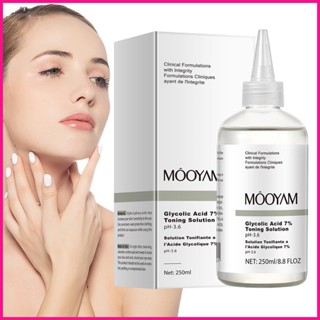 โทนเนอร์กรดไกลโคลิก 250 มล. สําหรับดูแลผิวหน้า ขัดผิวหน้า 7 Glycolic buraith