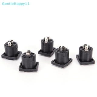 Gentlehappy ขายดี ซ็อกเก็ตเชื่อมต่อสายเคเบิ้ลเสียง 4 Pin ตัวเมีย 10 ชิ้น