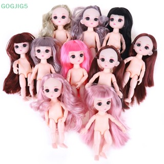 [GOGJIG5] ตุ๊กตาเปลือยผม ข้อต่อขยับได้ ขนาดเล็ก 16 ซม. 13 ข้อต่อ สีชมพู สีเงิน
 Uoo