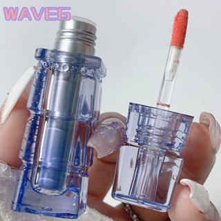 wave 【เรือพร้อมส่ง】kakashow Dreamy Lip Glaze Moisturizing และ Translucent Mirror Surface Fine Glitter Lip Gloss Water Light Doodle Lips Non-stick Cup Lipstick