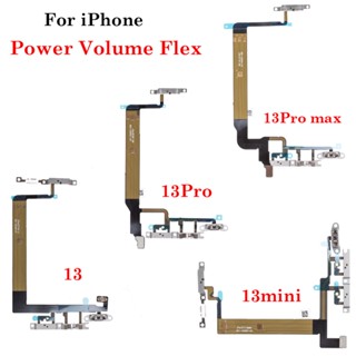 สายเคเบิลริบบิ้นปุ่มกดเปิดปิด ด้านข้าง 1 ชิ้น สําหรับ IP 13 Pro Max