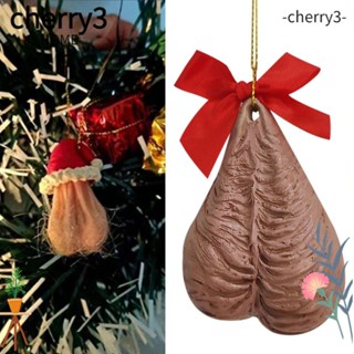 Cherry3 จี้แขวนตกแต่งรถยนต์ ของขวัญคริสต์มาส DIY