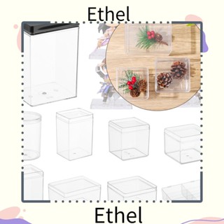 Ethel1 กล่องเก็บของ แบบใส กันฝุ่น สําหรับบ้านตุ๊กตา