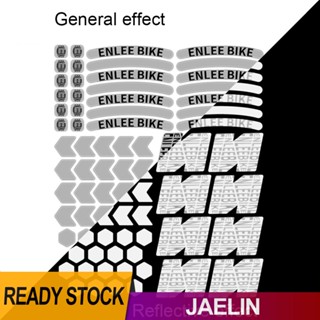 Enlee สติกเกอร์สะท้อนแสง อเนกประสงค์ สําหรับติดตกแต่งรถจักรยาน MTB [Jaelin.th]