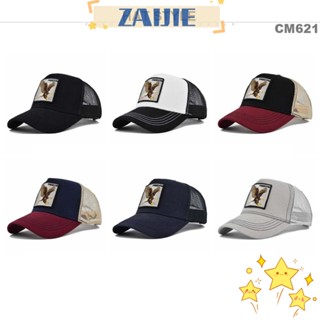 Zaijie24 หมวกเบสบอล ผ้าฝ้าย ระบายอากาศ สไตล์ฮิปฮอป 6 สี สําหรับผู้ชาย และผู้หญิง