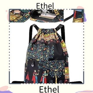 Ethel1 กระเป๋าเป้สะพายหลัง กระเป๋าสะพายไหล่ น้ําหนักเบา จุของได้เยอะ แบบพกพา แยกส่วนแห้ง และเปียก สําหรับเล่นกีฬา