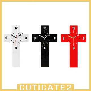 [Cuticate2] นาฬิกาแขวนผนัง อะคริลิค เสียงเงียบ สไตล์โมเดิร์น เรียบง่าย สําหรับตกแต่งบ้าน ออฟฟิศ