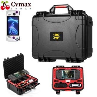 Cvmax กล่องเก็บเกมแพด กันน้ํา ความจุขนาดใหญ่ กันกระแทก สําหรับ ROG Ally Stem Deck Travel