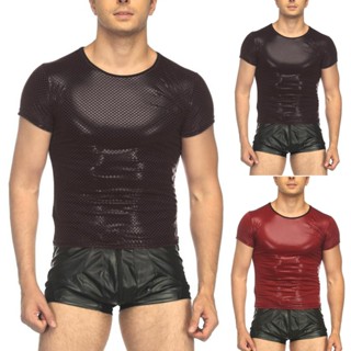 เสื้อยืดหนัง แฟชั่น สําหรับไนท์คลับ ปาร์ตี้