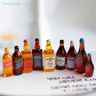 &lt;Chantsing&gt; โมเดลขวดเครื่องดื่มจิ๋ว 1:12 สําหรับตกแต่งบ้านตุ๊กตา 10 ชิ้น