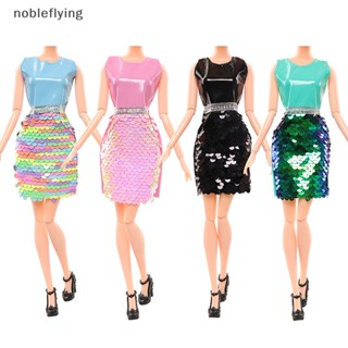 Nf ชุดเดรส ประดับเลื่อม แฟชั่น สําหรับตุ๊กตาครอบครัว nobleflying