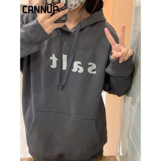 Cannup สเวตเตอร์ เสื้อกันหนาว ผู้หญิง สะดวกสบาย และทันสมัย A28J0X9