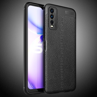 เคสโทรศัพท์หนัง ซิลิโคนนิ่ม กันกระแทก สําหรับ Vivo Y20 Y20i Y20s Y20G Y20A Y20 2021 Y12s Y12a Y11s