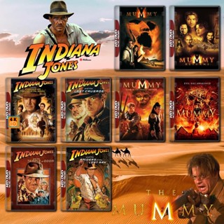 หนัง DVD ออก ใหม่ Indiana Jones ภาค 1-4 + Mummy ภาค 1-4 DVD Master เสียงไทย (เสียง ไทย/อังกฤษ | ซับ ไทย/อังกฤษ) DVD ดีวี