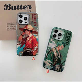 พร้อมส่ง เคสโทรศัพท์มือถือ ลายลูฟี่ One Piece หลากสี สําหรับ iphone14 promax 14 14pro 14plus 13 12 11 13PROMAX