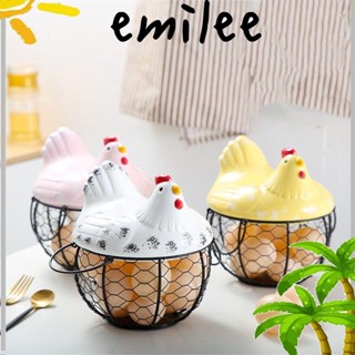 Emilee ตะกร้าเซรามิค สําหรับใส่ไข่ไก่