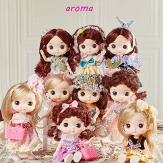 Aroma ตุ๊กตาเจ้าหญิงน่ารัก 1/12 BJD Kawaii หลากสี เหมาะกับของขวัญวันเกิด ของเล่นสําหรับเด็ก