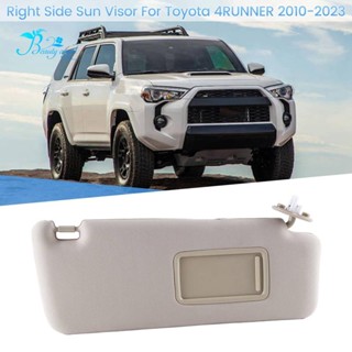 ที่บังแดดรถยนต์ ABS พร้อมกระจก สีเบจ สําหรับ Toyota 4RUNNER 2010-2023 74320-35A91-B1