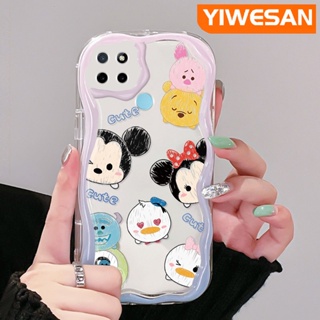 เคสโทรศัพท์มือถือ แบบใส กันกระแทก ลายการ์ตูนมิกกี้ มินนี่เมาส์น่ารัก สีสันสดใส สําหรับ Realme C21Y C25Y