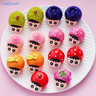 Bdgf ชินจังผลไม้น่ารัก ขนาดเล็ก DIY สําหรับตกแต่งรถยนต์ โต๊ะ 1 ชิ้น