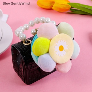 Blowgentlywind กระเป๋าเป้สะพายหลัง กระเป๋าสะพายไหล่ กระเป๋าใส่เหรียญ ลายการ์ตูนดอกทานตะวัน ดอกเดซี่น่ารัก สําหรับเด็กผู้หญิง 1 ชิ้น