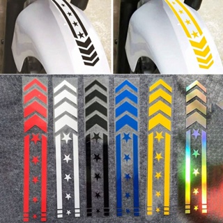 ⚡NEW 8⚡Fender Stickers Decals 1 Pcs Reflective Arrow Rim Stripe Wheel UV Protected