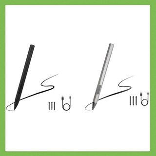 [aigoni.th] ปากกาสไตลัสแท็บเล็ต พร้อมปลายเปลี่ยน ชาร์จ USB สําหรับ Surface Pro 7 6