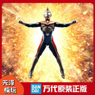 [สินค้าของแท้] Bandai SHF Real Bone Carving Dina Ultraman Shining Type Tina Heisei Sanjie Can Do-it-yourself LZHJ