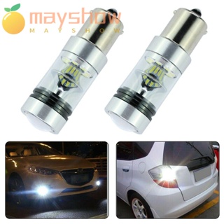 Mayshow ไฟตัดหมอกรถยนต์ Ba15s 382 P21w COB สว่างมาก 1156 1157 DRL 2 ชิ้น ต่อชุด