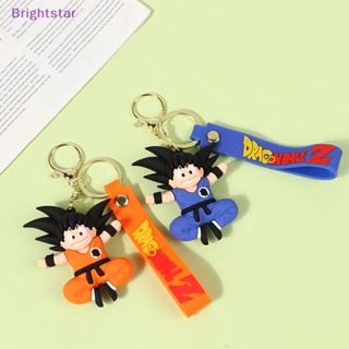 Brightstar พวงกุญแจ จี้ตุ๊กตาฟิกเกอร์ Dragon Ball Z Son Goku Kakarotto น่ารัก ของขวัญวันเกิด สําหรับห้อยกระเป๋า