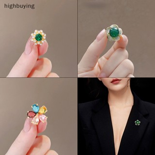 [highbuying] แฟชั่นน่ารัก ดอกไม้ เข็มกลัด สําหรับผู้หญิง โลหะ ป้องกันแสงสะท้อน ปกเสื้อคงที่ หมุดเสื้อผ้า เสื้อกันหนาว เสื้อโค้ท เสื้อผ้า เข็มกลัด ใหม่ พร้อมส่ง