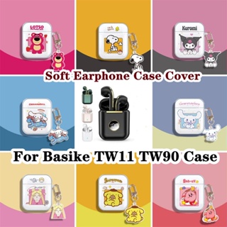 【Direct Supply】เคสหูฟัง แบบนิ่ม แบบใส ลายการ์ตูน สําหรับ Basike TW11 TW90 TW11 TW90