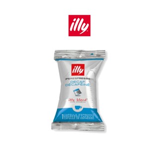 ILLY แคปซูลกาแฟ DECAFFEINATED แพ็คเดี่ยว 100 แคปซูล/กล่อง IPERESPRESSO COFFEE CAPSULES FLOWPACK DECAFFEINATED