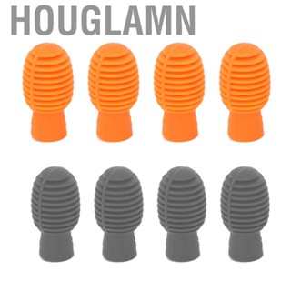 Houglamn Mute Drumstick  Silicone Drum Stick Practice Tip Functional Playing Music Event for Enthusiast Performance