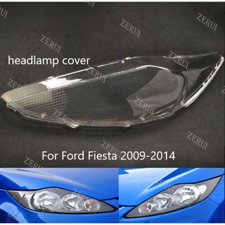 Zr ฝาครอบเลนส์ไฟหน้า แบบใส สําหรับ Ford Fiesta 2009 2010 2011 2012 2013 2014